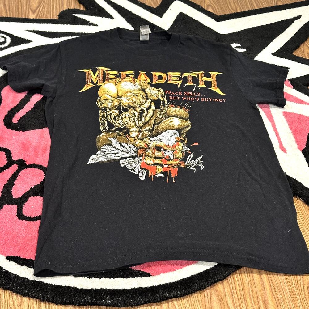 Vintage Megadeth “Peace Sells” Tour 87–88 T-Shirt – Size S